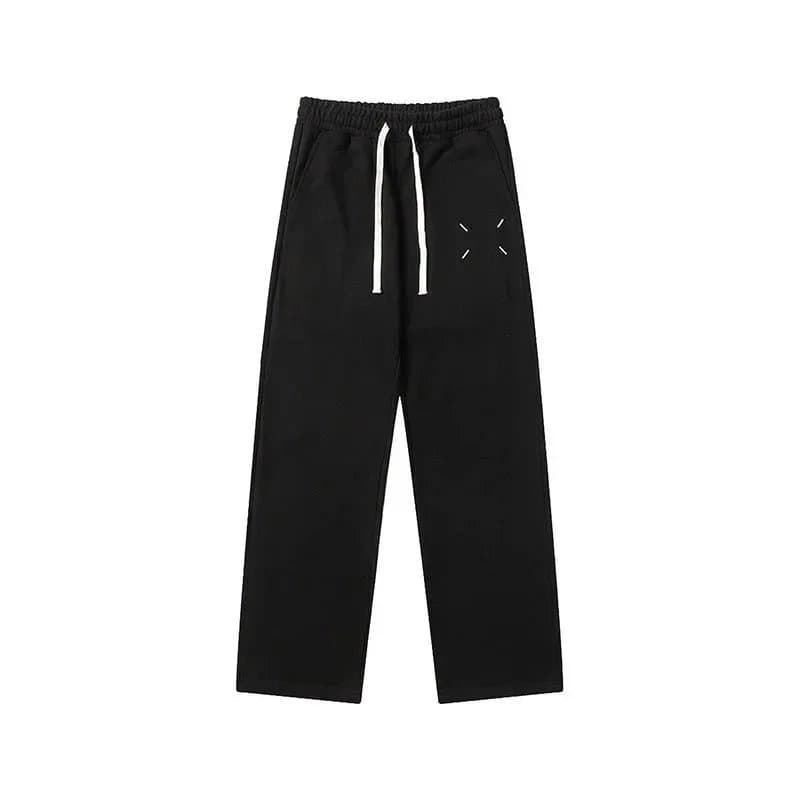 Comme des Garçons Track Pants White Stitch Logo