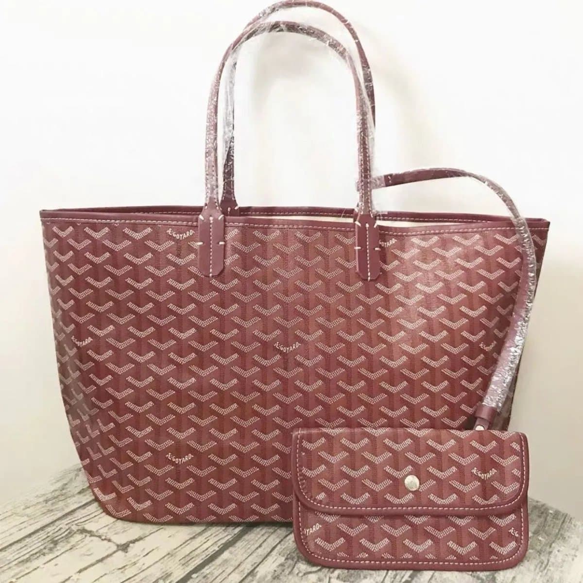 Goyard Card Holder Chevron Pattern — 19