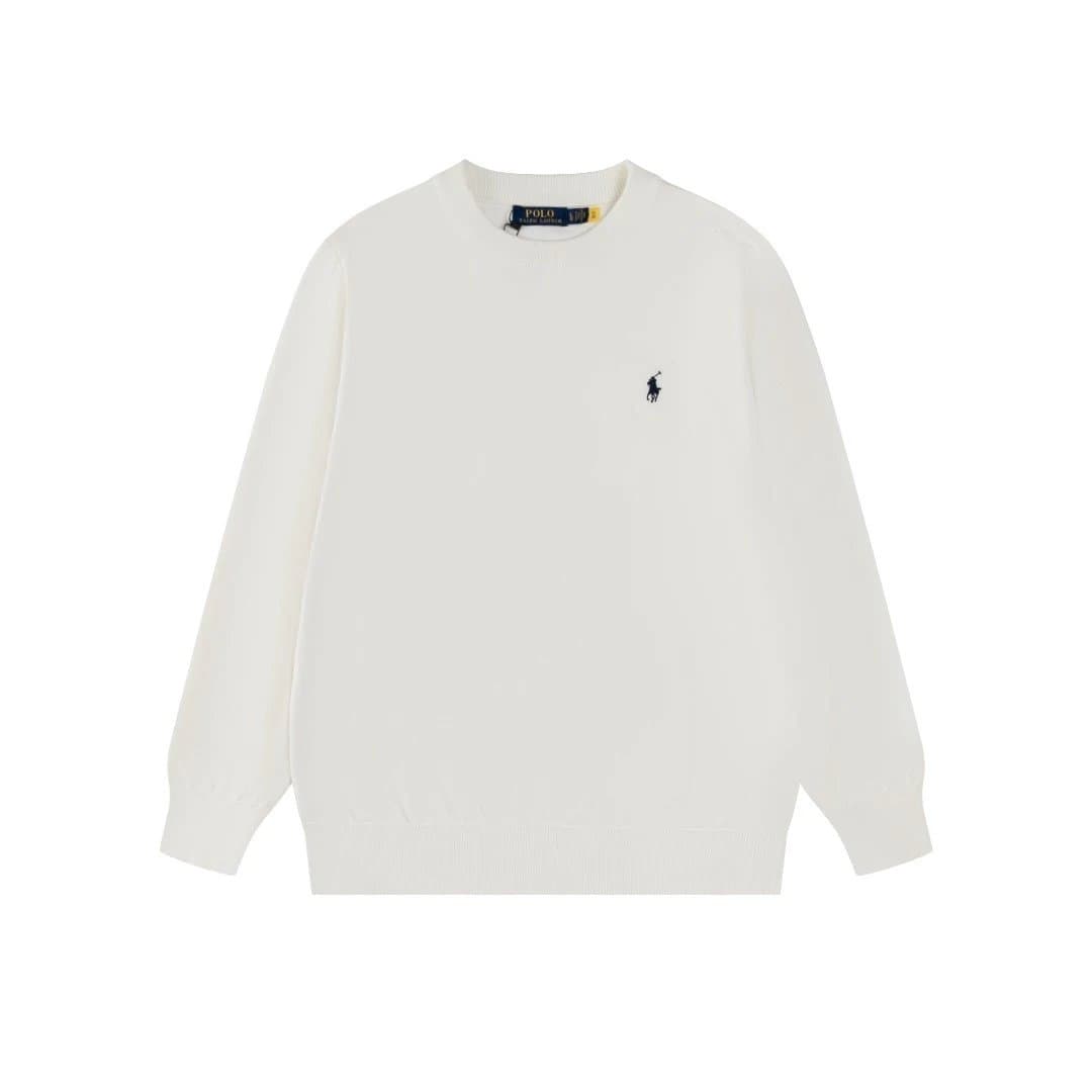 Polo Ralph Lauren Classic Fit Crewneck Sweater Ivory