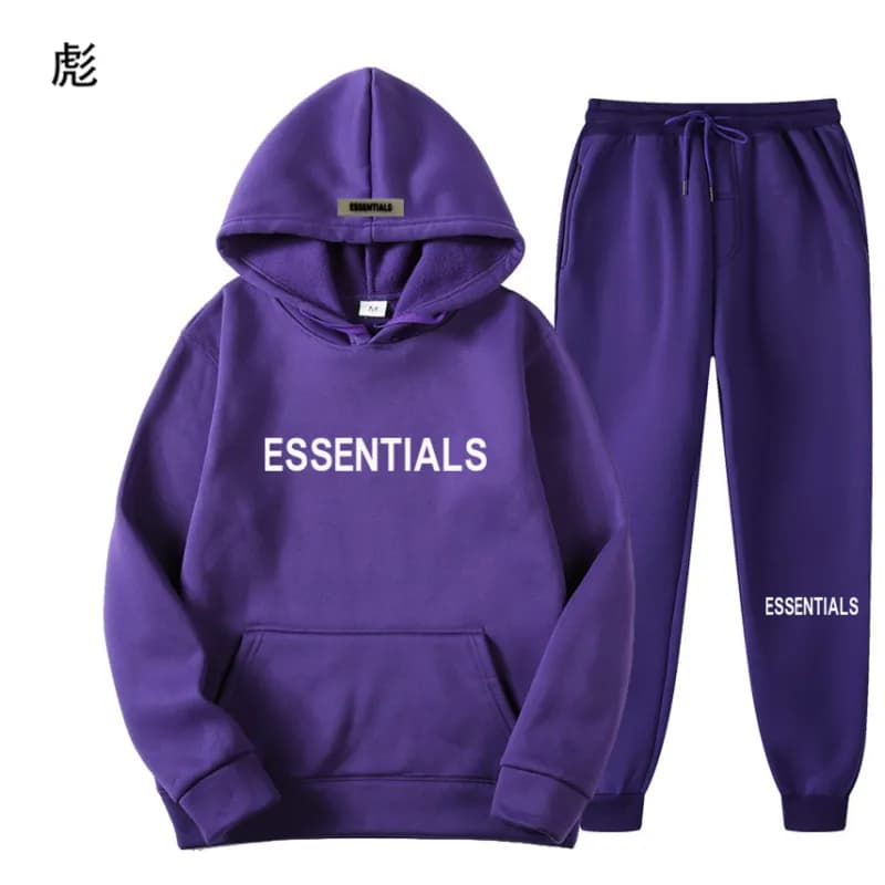Fear of God Essentials Hoodie and Joggers Set Essentials Logo