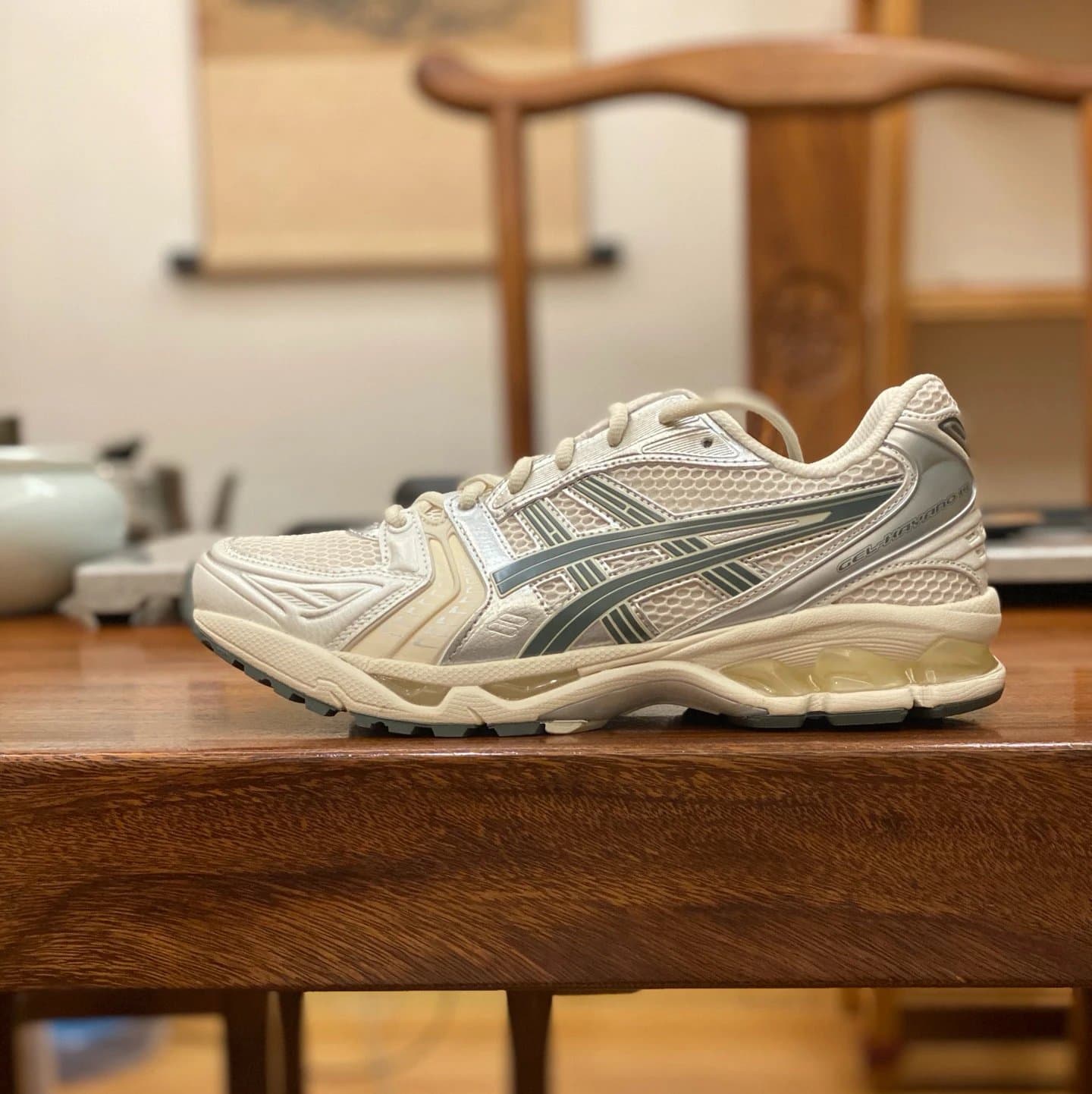 Asics GEL-Kayano 14 Silver Mesh