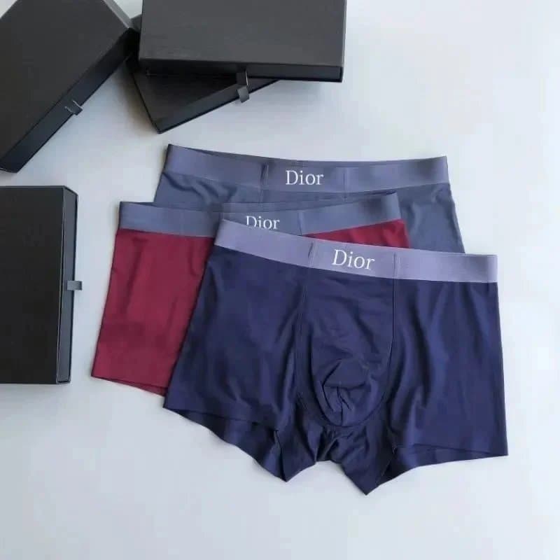 Dior Boxer Brief Spider Logo — 9（深蓝+深灰+酒红）
