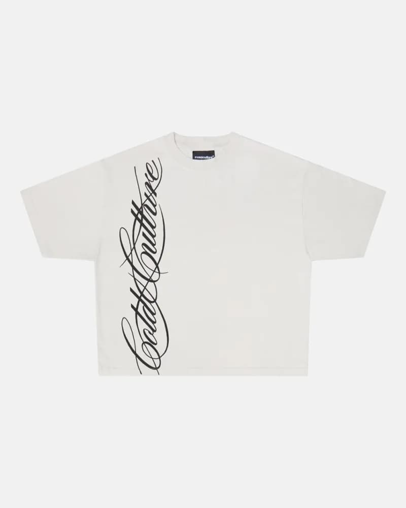 Corteiz Script Tee Script Logo