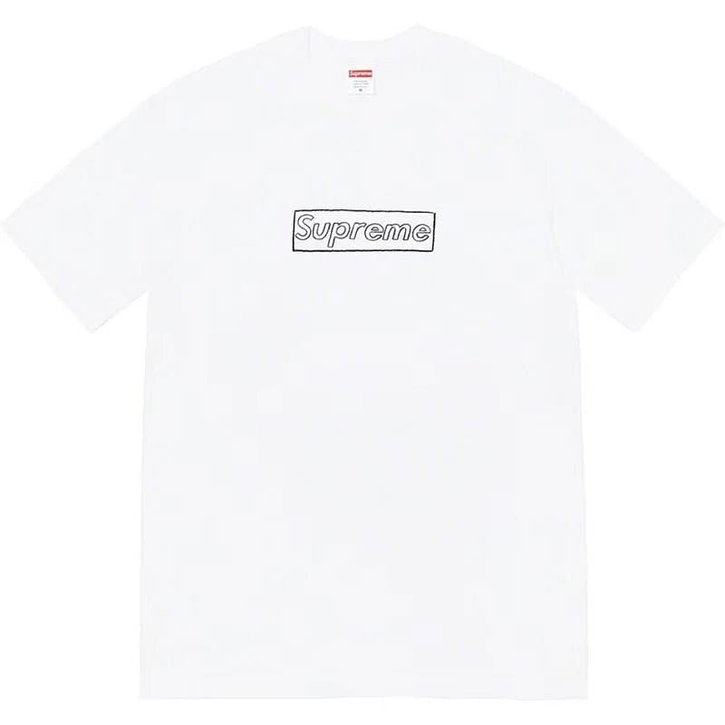 Supreme Box Logo Tee Script Logo — HH5白色
