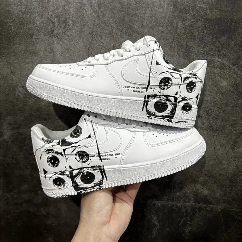Nike Air Force 1 Low Fragment Design — G版 AF1空军 SUP CDG三方联名
