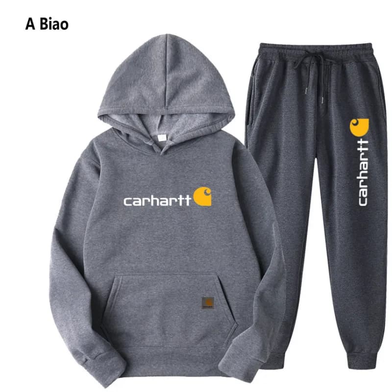 Carhartt Hoodie and Joggers Set Logo Print