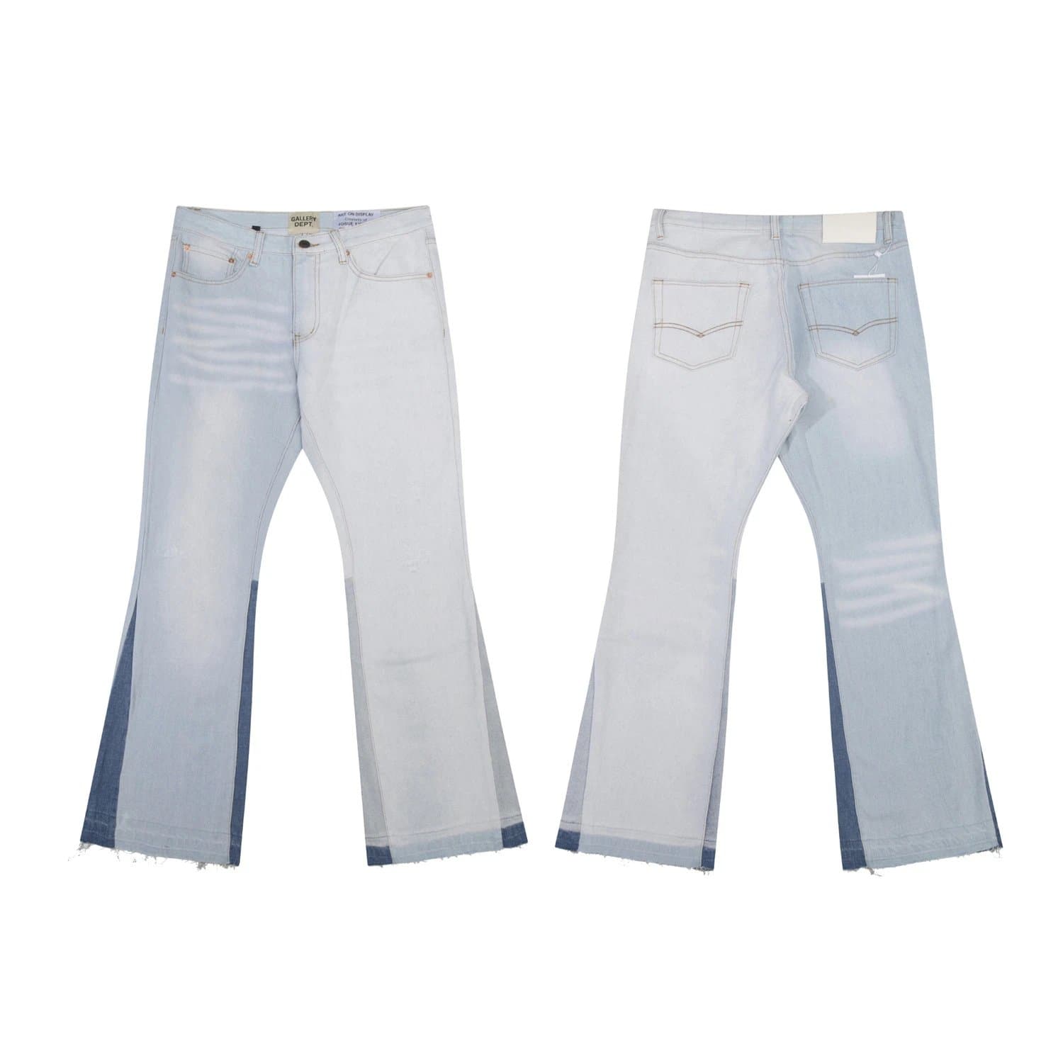 Gallery Dept. Straight Fit Jeans Washed Black — 658