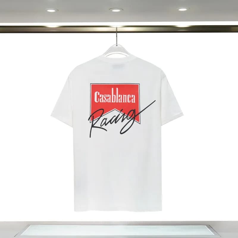 Aimé Leon Dore Casablanca Graphic Tee Casablanca Jet Print — 8116 white
