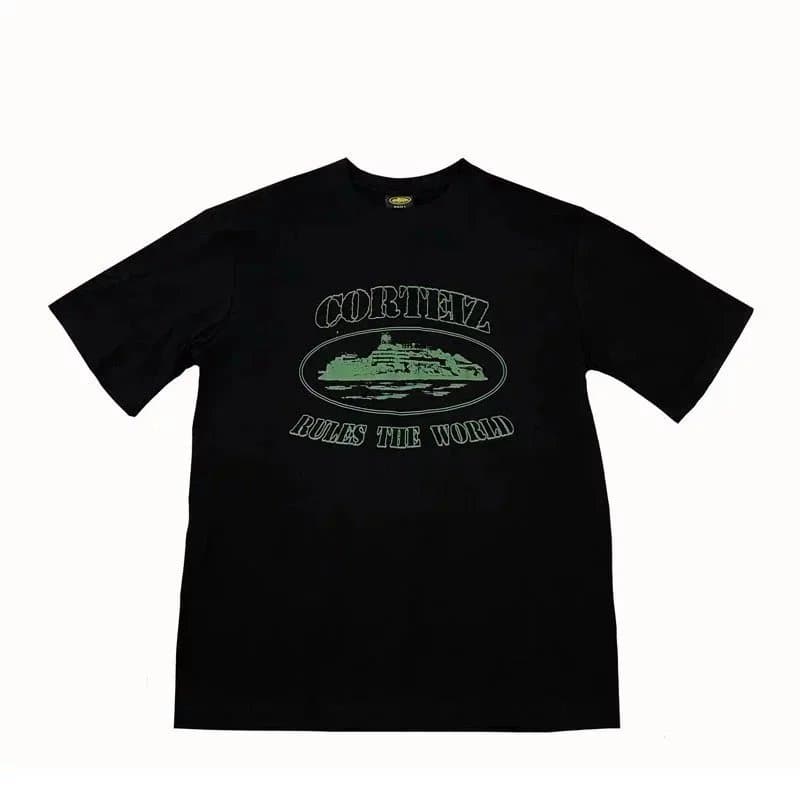 Sp5der Graphic Tee Star S Logo — 10黑色