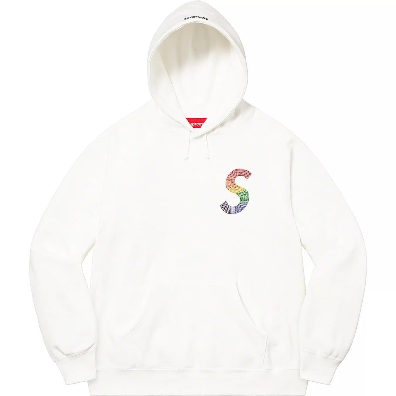 Supreme Hooded Sweatshirt Rainbow S Logo