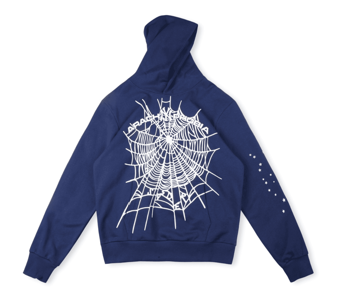 Fear of God Hooded Sweatshirt Spiderweb Print