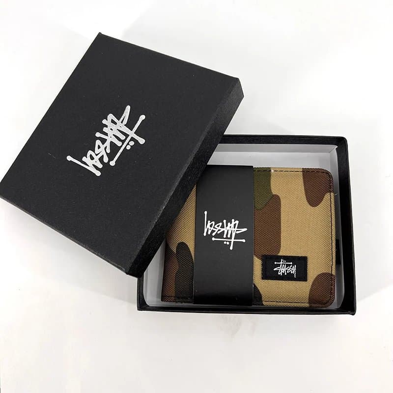Stüssy Bifold Wallet Camo