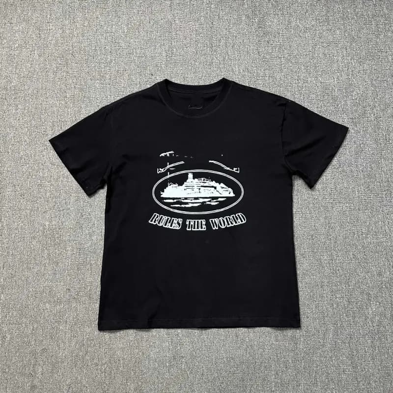 Corteiz T-Shirt Cortez Logo — 3188 (黑色)