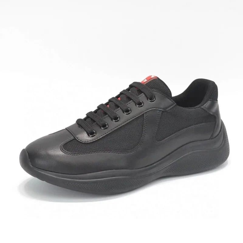 Prada Cleated Sneaker Metallic Silver — 15
