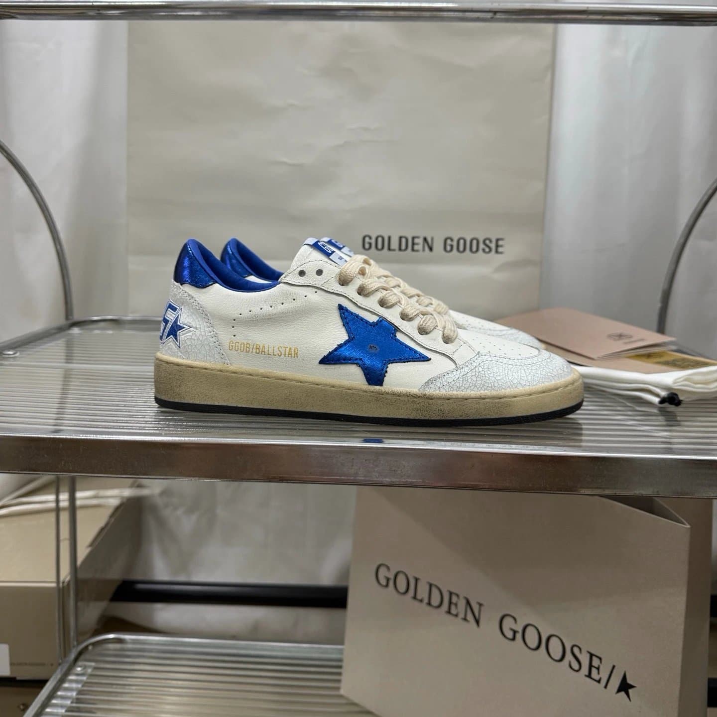 Golden Goose Ball Star Blue Star
