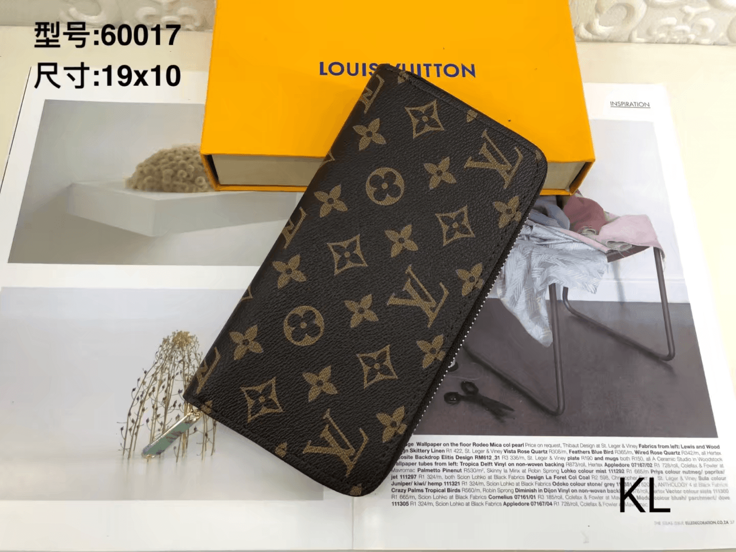 Louis Vuitton Zip Around Wallet Monogram Canvas