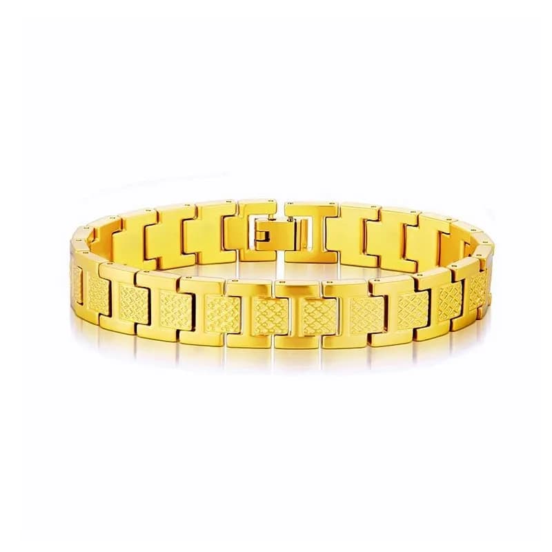 Chrome Hearts Link Bracelet Textured Link