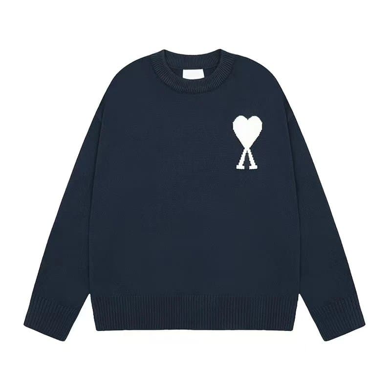 Amiri Knit Sweater Heart Logo