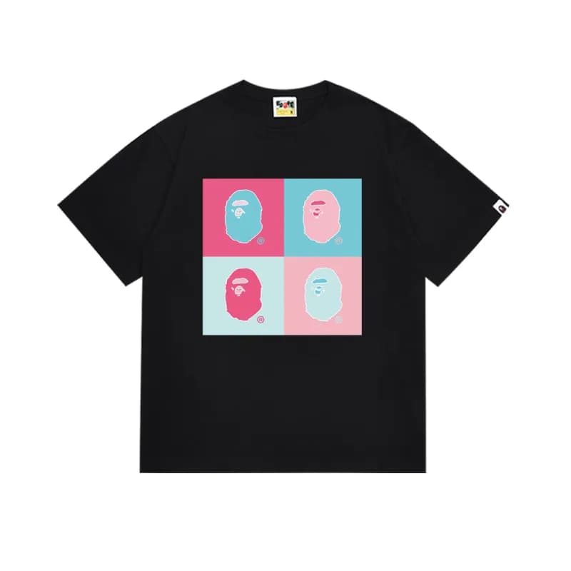 BAPE Graphic Tee Pop Art Ape Head