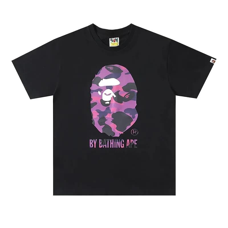 BAPE Ape Head Tee Pink Camo Ape