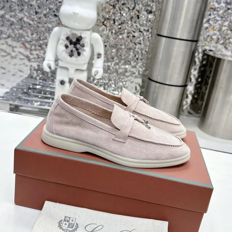 Loro Piana Loafer Suede Penny Loafer — 34