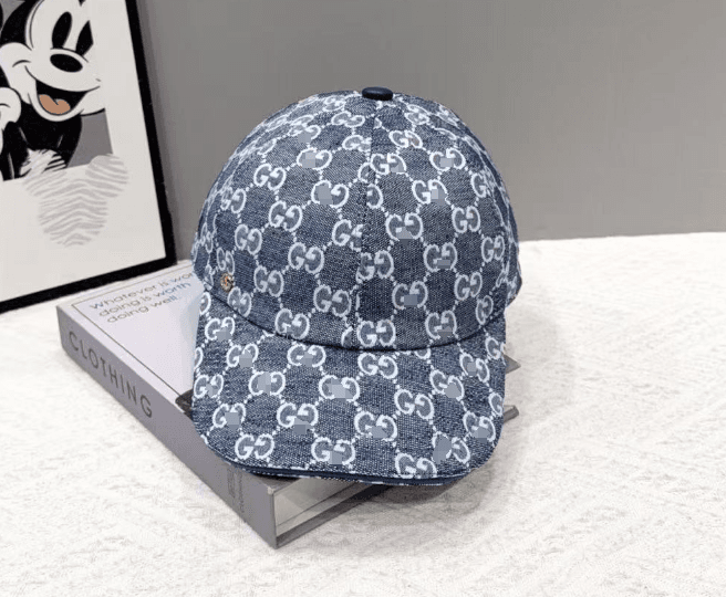 Gucci Baseball Cap GG Monogram Denim