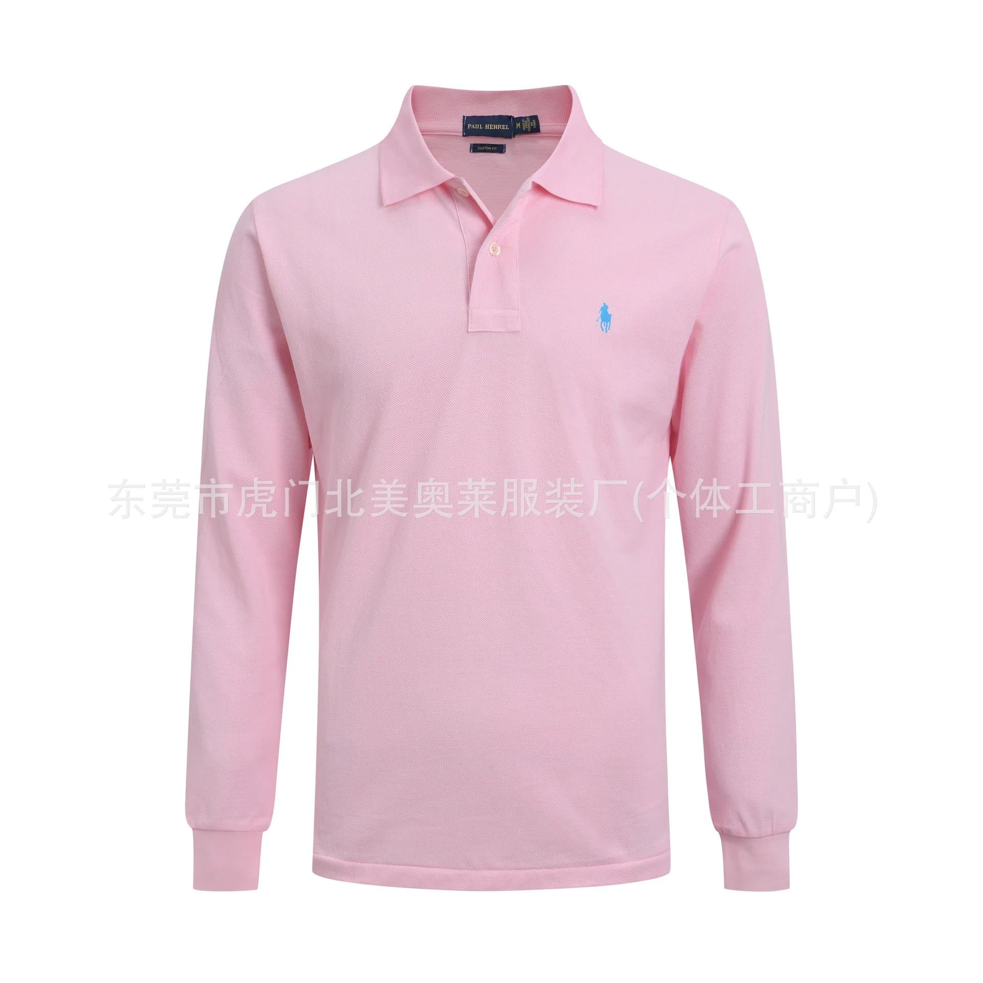 Polo Ralph Lauren Long Sleeve Polo Classic Fit — 粉色