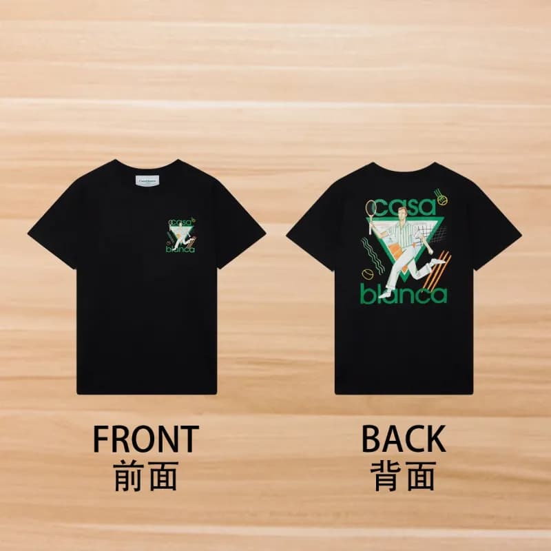 Graphic Tee Tennis Print