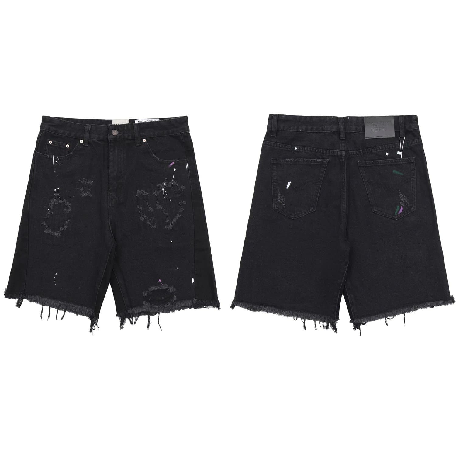 Gallery Dept. Flared Jeans Distressed Paint-Splatter — 635