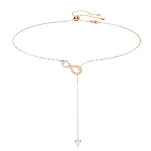 Swarovski Infinity Necklace Crystal-Embellished