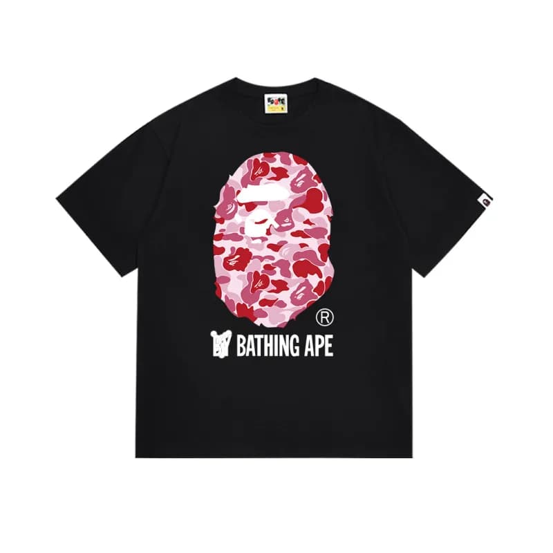BAPE Ape Head Tee Pink Camo Ape Head