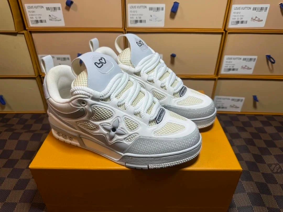 Louis Vuitton LV Trainer Monogram Flower — 灰钻SK804