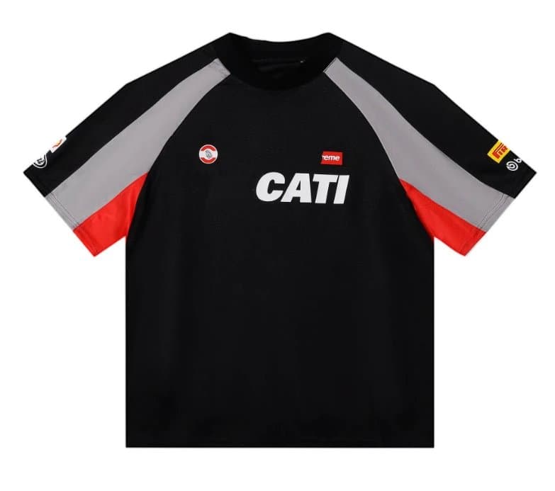 Supreme Track Jacket & Tee Set Ducati Collaboration — 2028黑色短袖