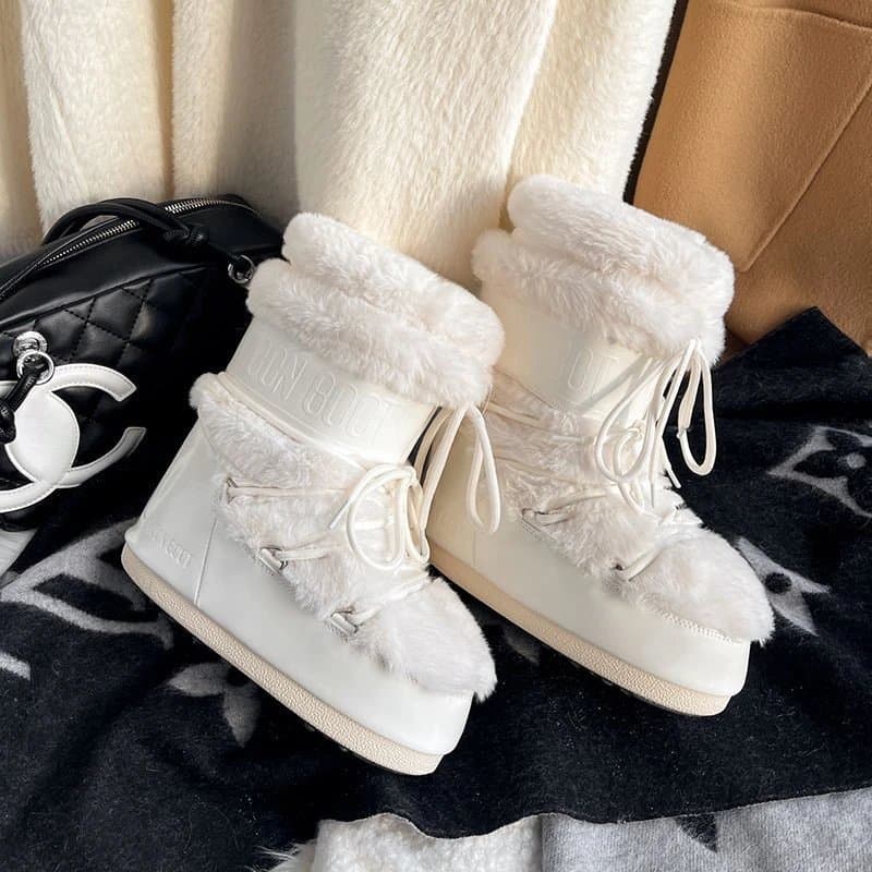 Miu Miu Moon Boot Fur Trim