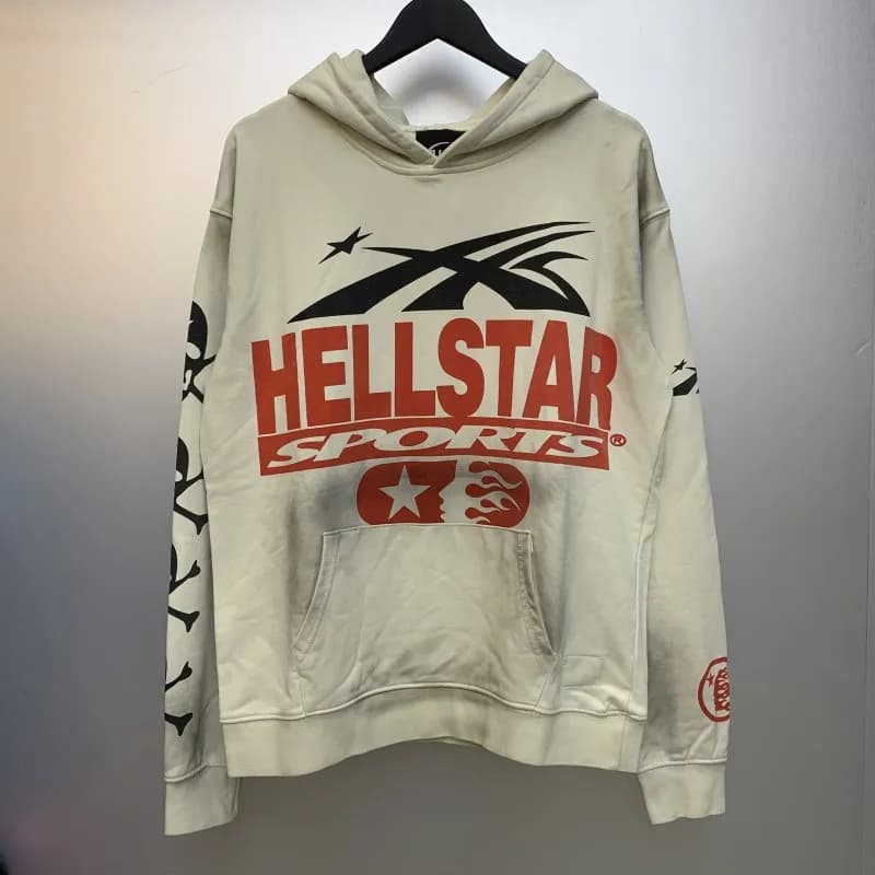 Reebok Hooded Sweatshirt Star Graphic — H816 杏色