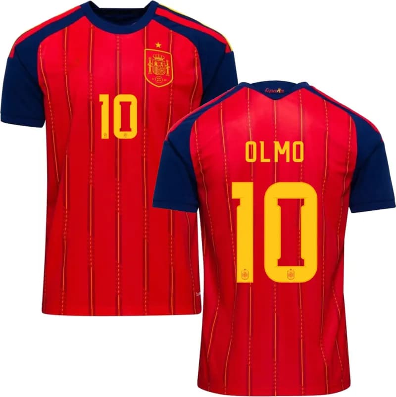 Adidas Spain Home Jersey Olmo #10