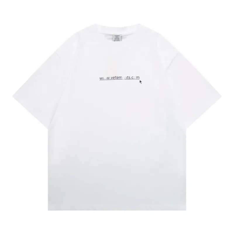 Vetements T-Shirt Web URL Print — 102