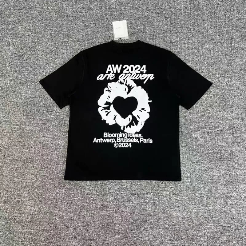 Aimé Leon Dore Graphic Tee Blooming Ideas — ART-210黑色