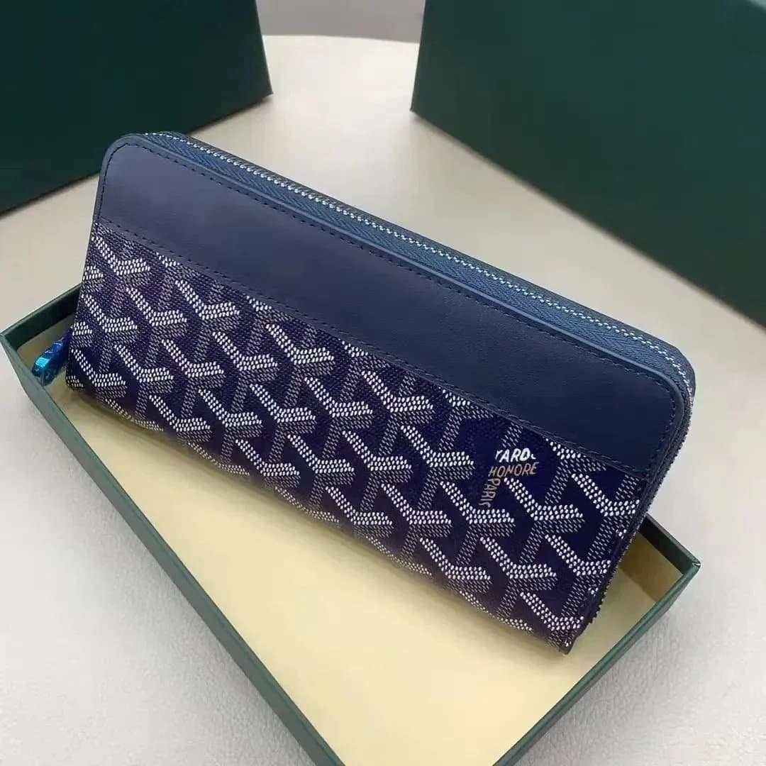 Goyard Saint Louis Wallet Chevron Pattern — DD050185031