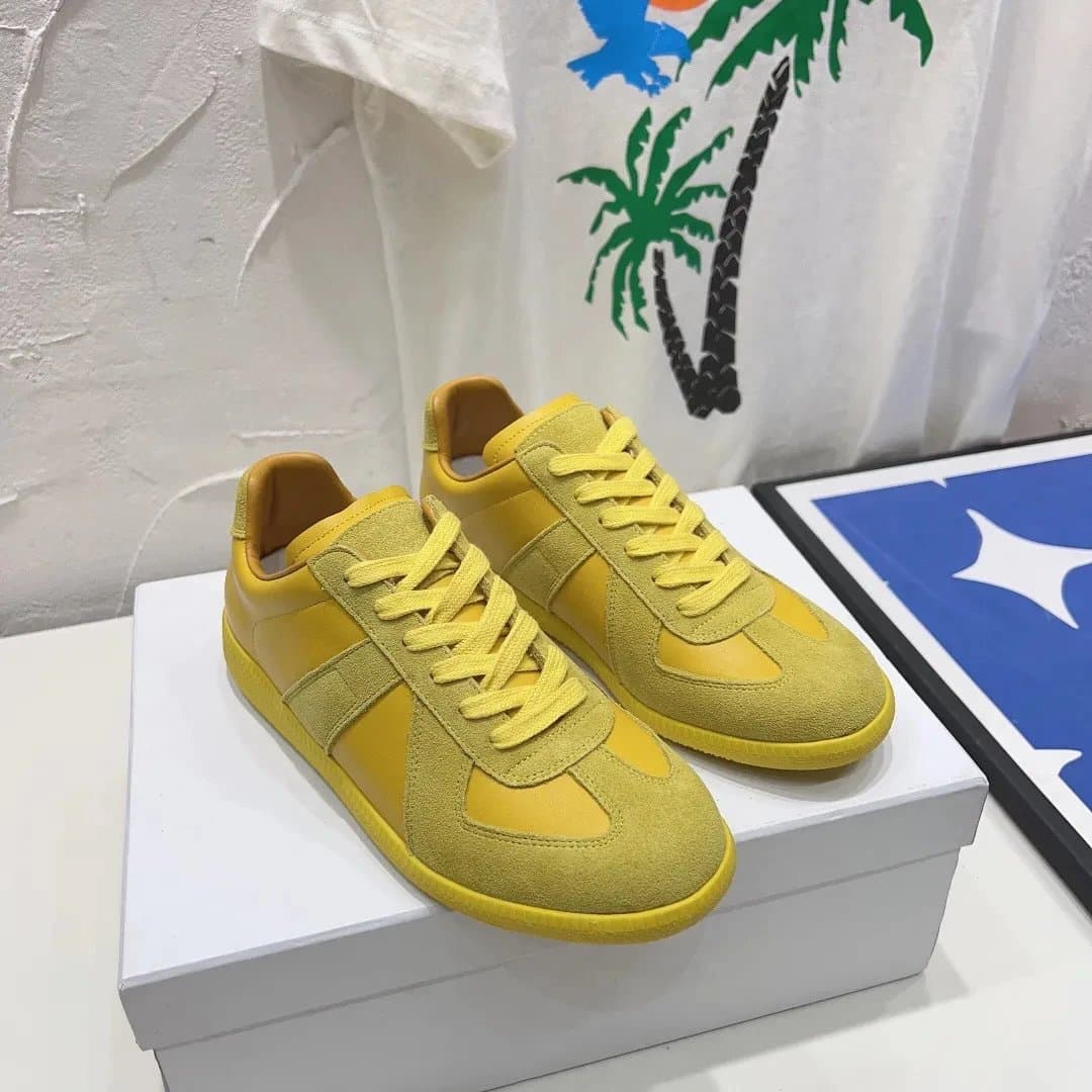 Maison Margiela Future Sneaker Yellow Suede