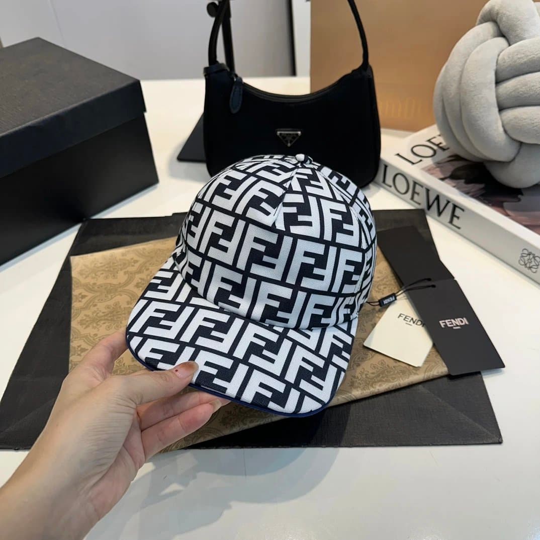 Fendi Baseball Cap FF Monogram — 19