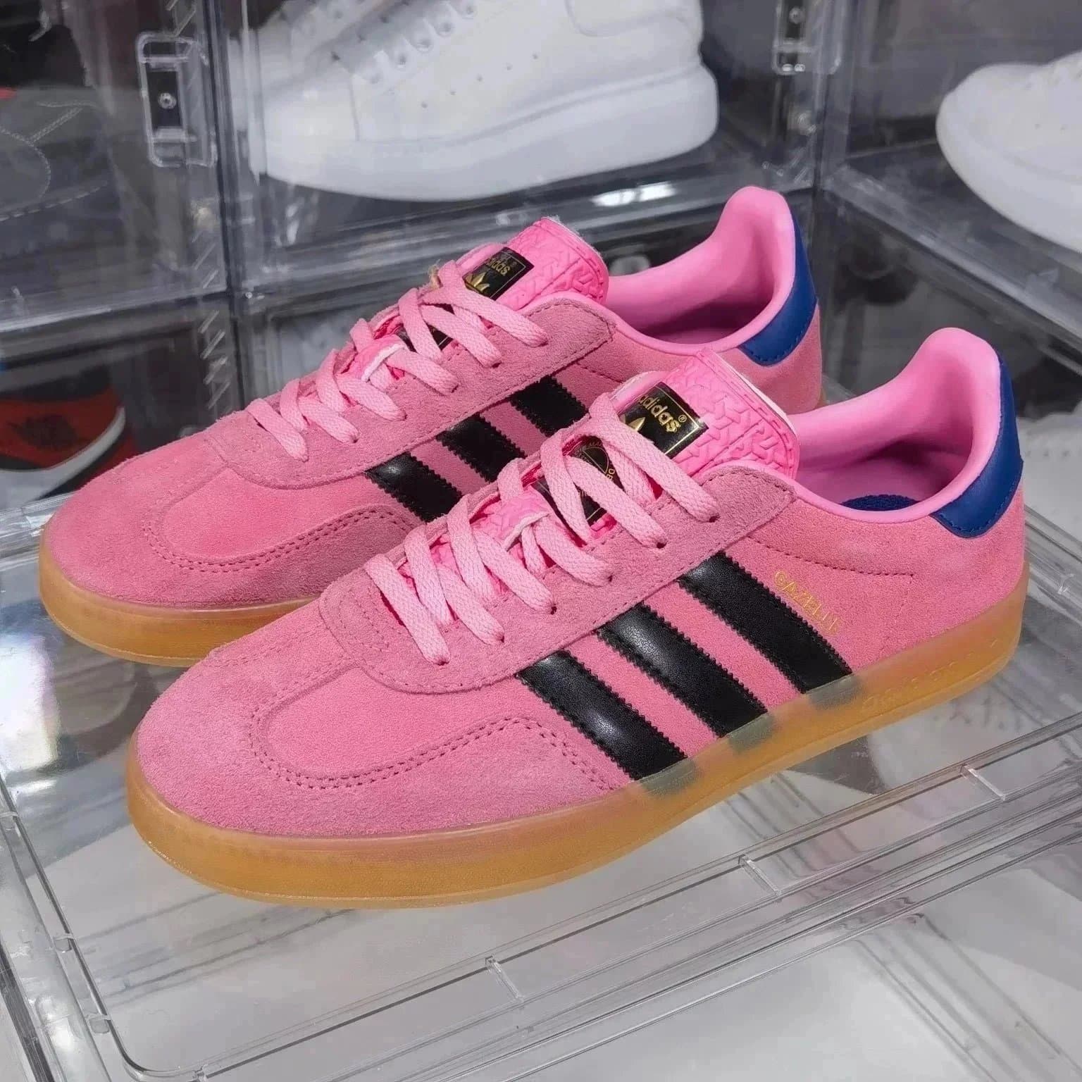 Adidas Samba White/Green — XC版本 · AD桑巴 IE7002粉黑麂皮