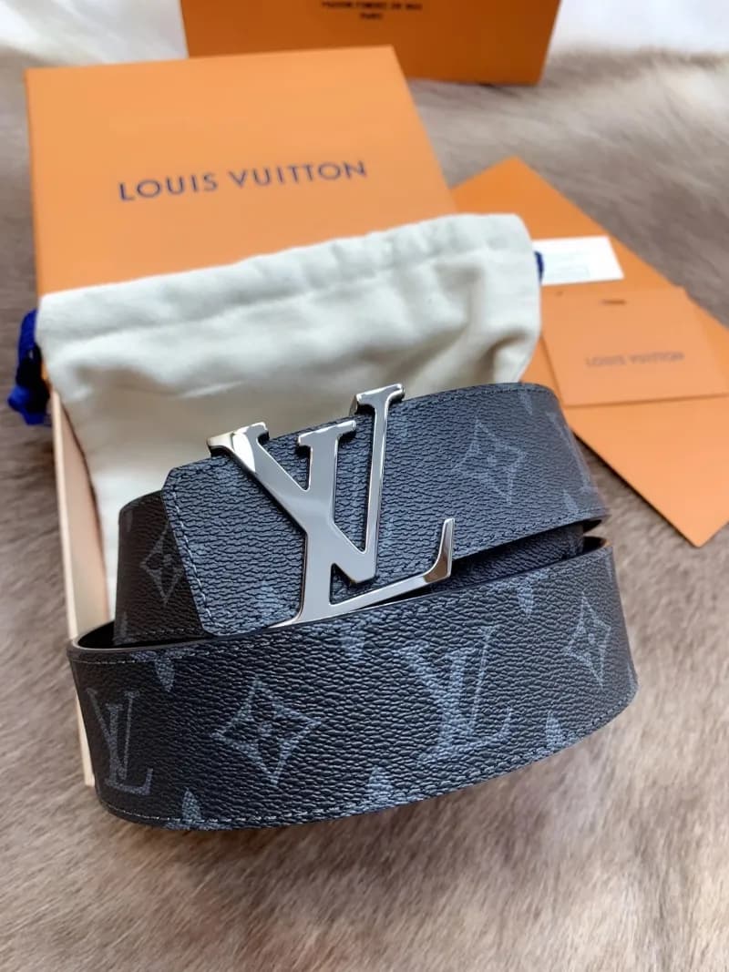 Louis Vuitton LV Belt Monogram Canvas — 黑花光枪
