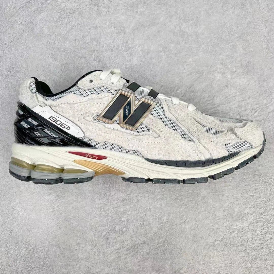 New Balance 9060 Silver Mesh — 翻毛灰黑金