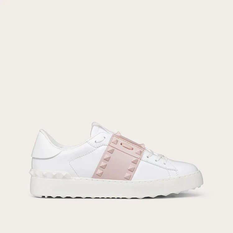 Valentino Rockstud Low Rockstud — Pink