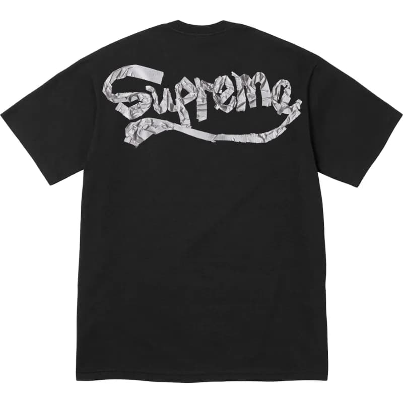 Supreme Hooded Sweatshirt Nike Logo Back — B410#胶带顶级黑色