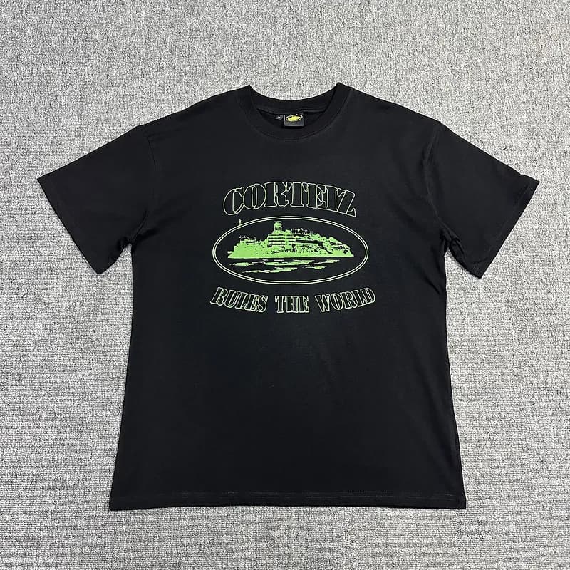 Palace T-Shirt Rules The World Graphic — 3102款 黑印绿