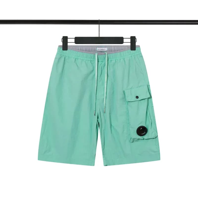 C.P. Company Cargo Shorts Mint Green with Lens Patch