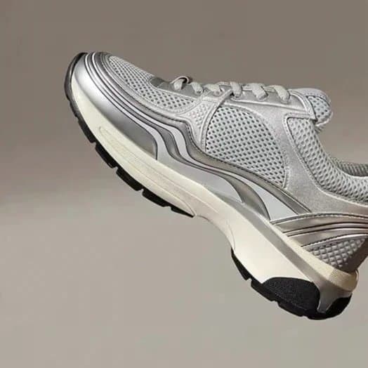 Balenciaga Triple S Silver Mesh