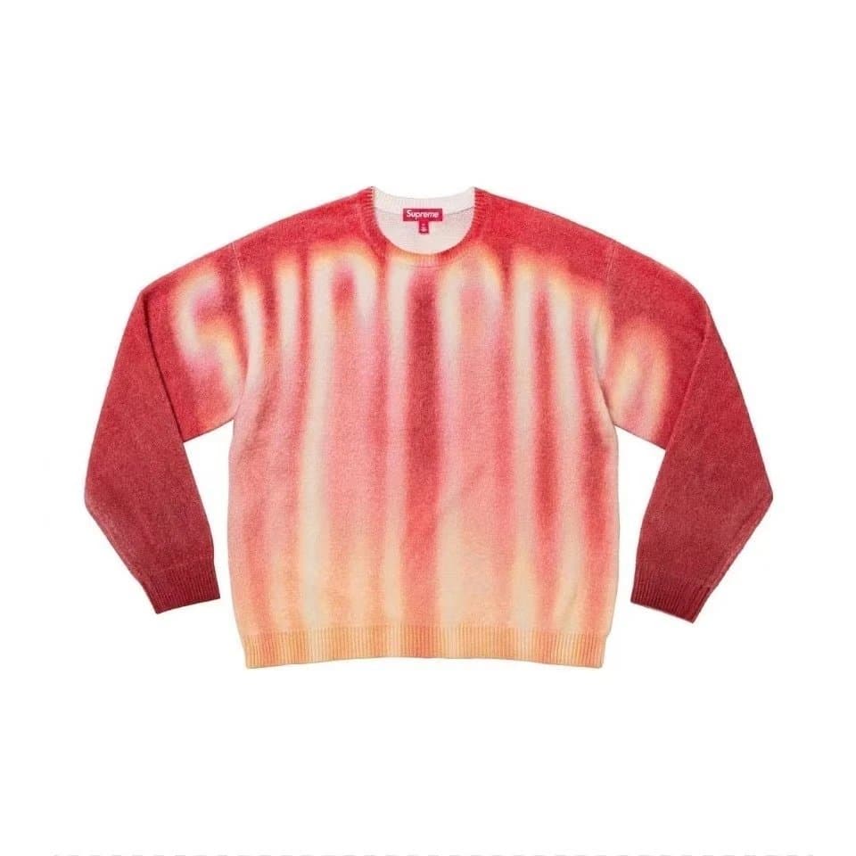 Supreme Crewneck Sweater Gradient Dip-Dye